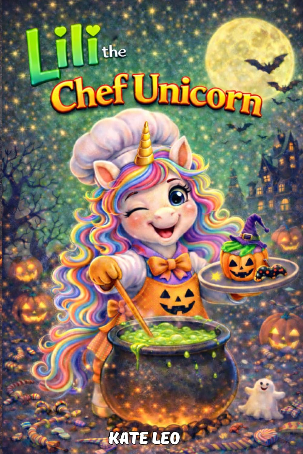 Lili the Chef Unicorn: Halloween Book for Girls 4-8 (Unicorn Lili Tries Jobs)