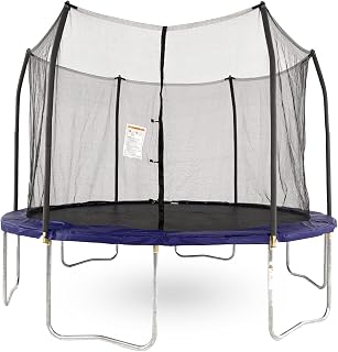 Skywalker Trampolines 12 Ft Round Trampoline with Enclosure, Blue