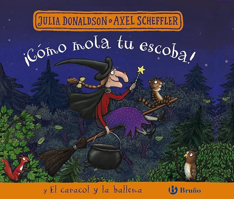 Portada de ¡Cómo mola tu escoba! y El caracol y la ballena