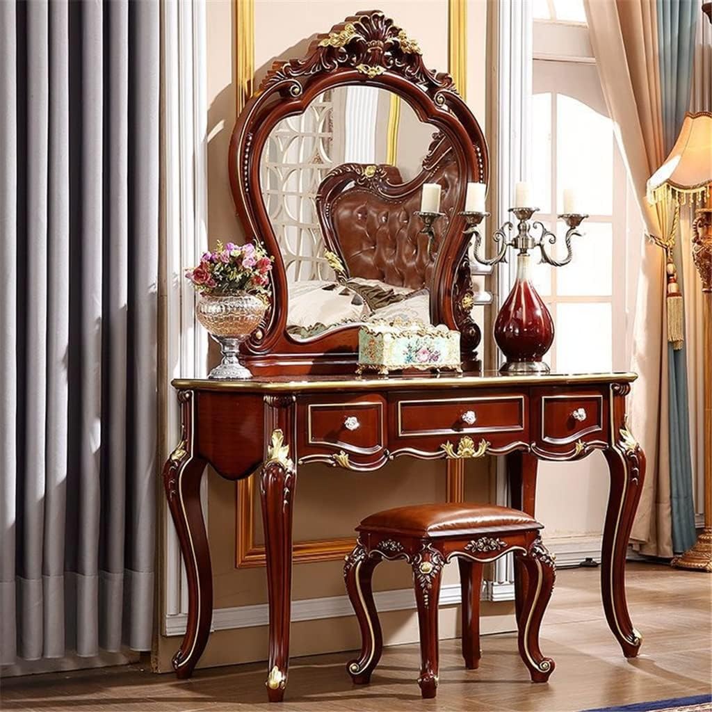 Dressing Table Vanity Female Bedroom Master Princess Classical Palace