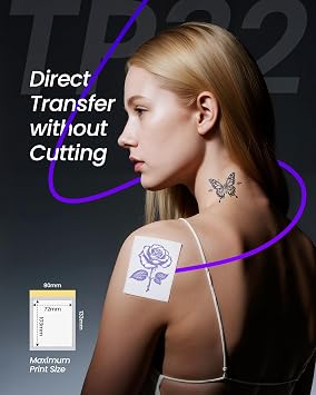 TATTMUSE Mini Tattoo Stencil Printer for DIY Temporary Tattoo