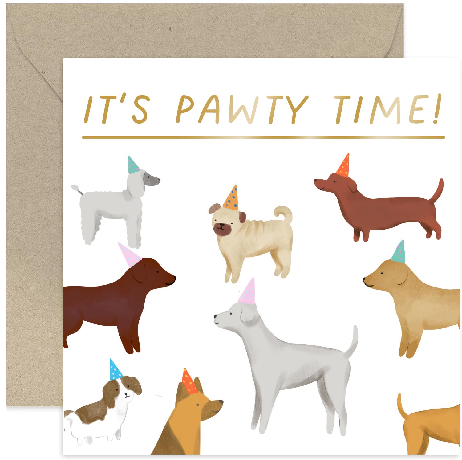 Biglietto di compleanno con barboncino, biglietto per amanti dei cani - Italia