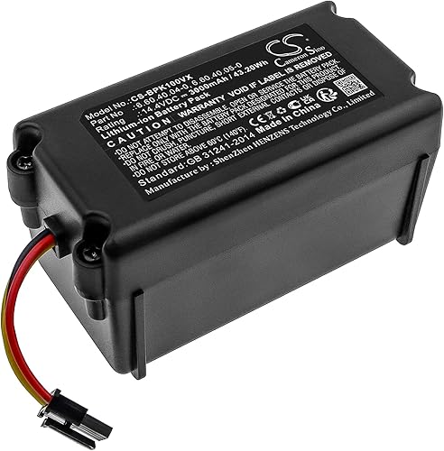 Tingen Batería de repuesto de 3000 mAh para XSMART XPOWER+ BPK-VCBB1XPW+ BPK-VCBB1XE BPK-VCBB1XS XEASY 6.60.40.05-0 6.60.40.04-0 (14.4V)