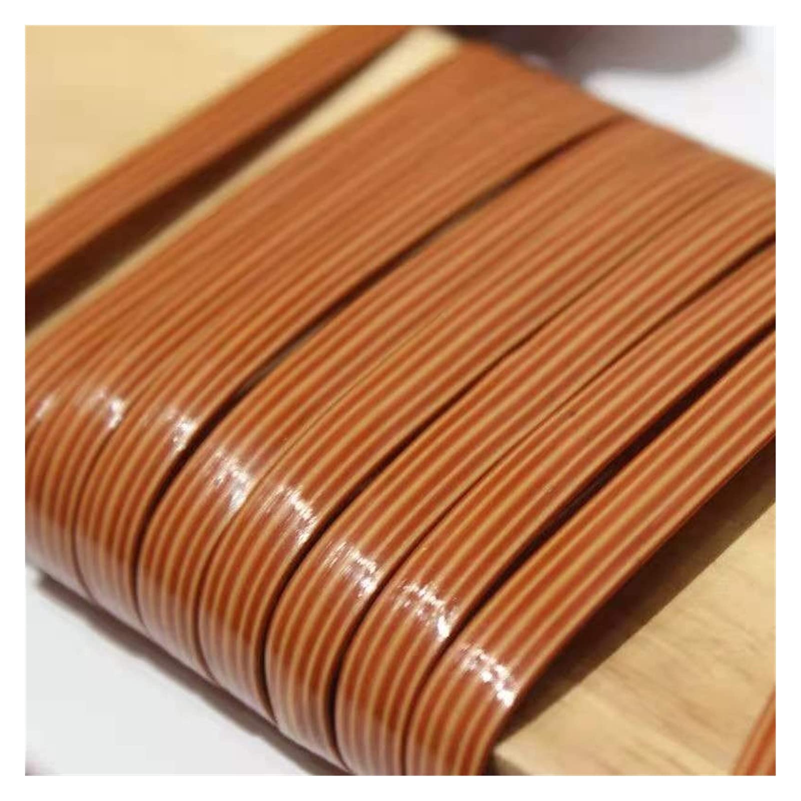 NURUGURE Plastic Rattan Wicker, PE Rattan Wicker Repair Material 8.5mm Weaving Strip Tool Included for DIY Furniture