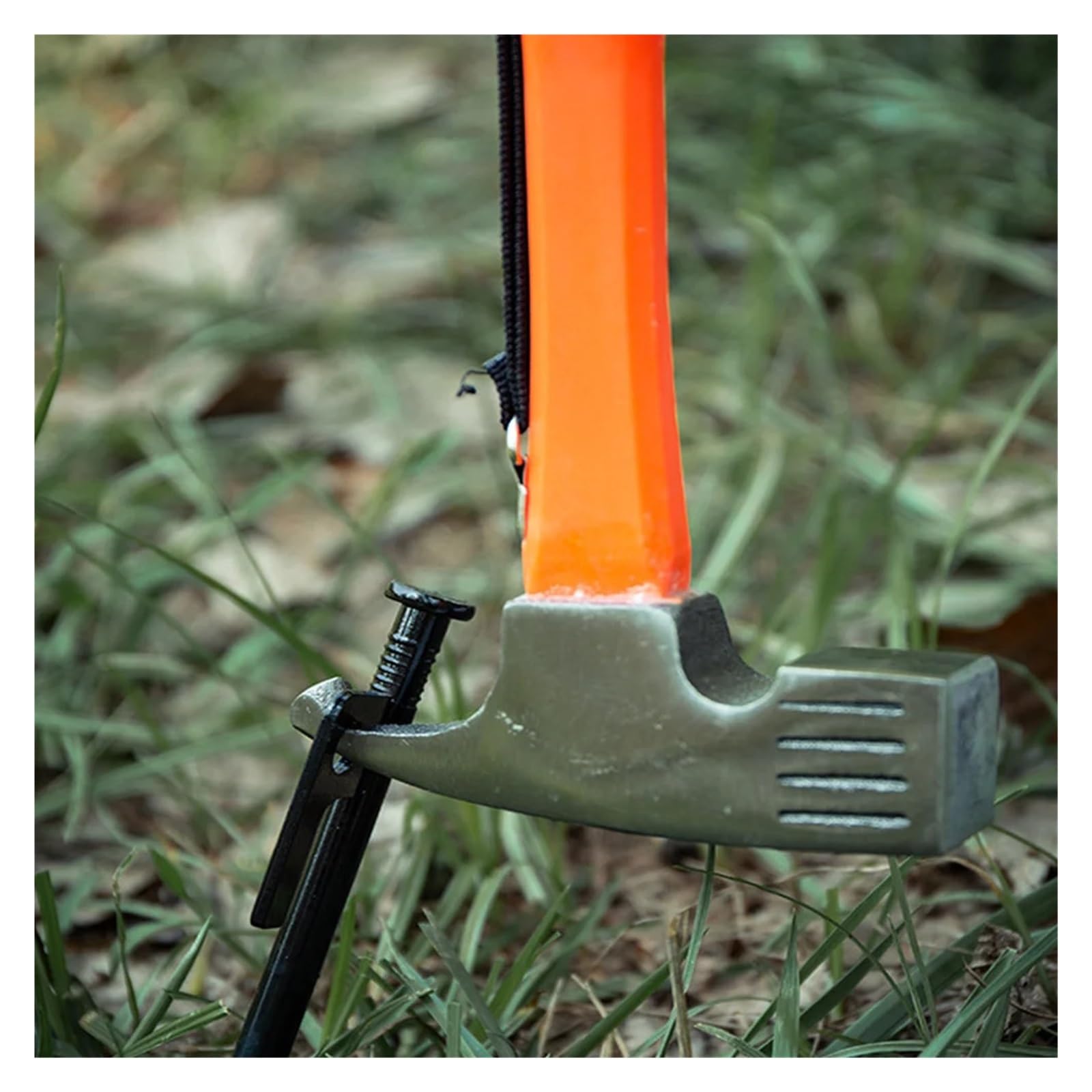 Camping Hammer 1 stücke Tragbare Carbon Stahl Camping Zelt Hammer Zelt Hering Stake Puller Mallet Extrator Entferner Markise Baldachin Multifunktions Werkzeug
