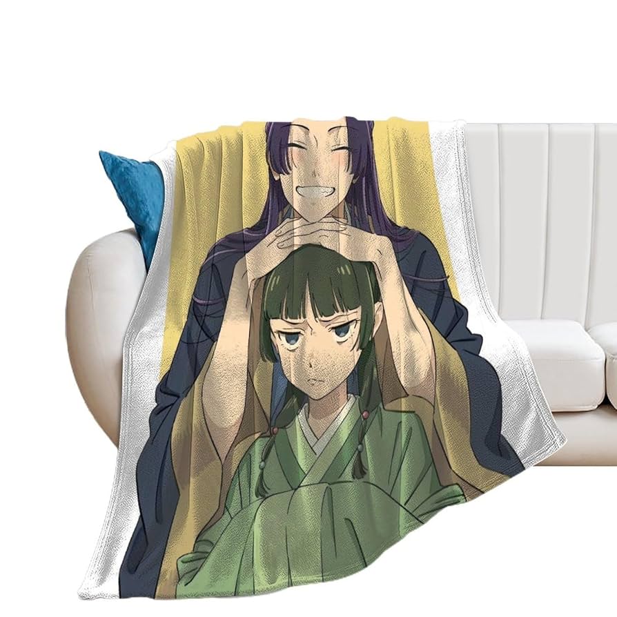 Amazon｜薬屋のひとりごと ブランケット 暖かい 毛布 猫猫