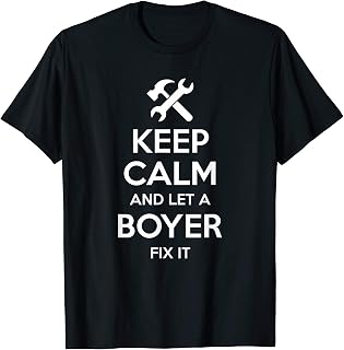 BOYER Funny Surname Birthday Family Tree Reunion Gift Idea T-Shirt