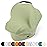 Simka Rose Car Seat Cover Baby & Nursing Cover Up for Breastfeeding - Breathable Multi-Use Privacy Nursing Canopy, Soft Stretchy Rayon Blend Carseat for Baby Boys & Girls - Fern
