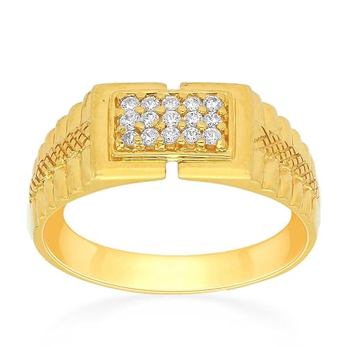 22 KT (916) purity Yellow Gold Malabar Gold Ring FRGEDZRUGTT184 for Men