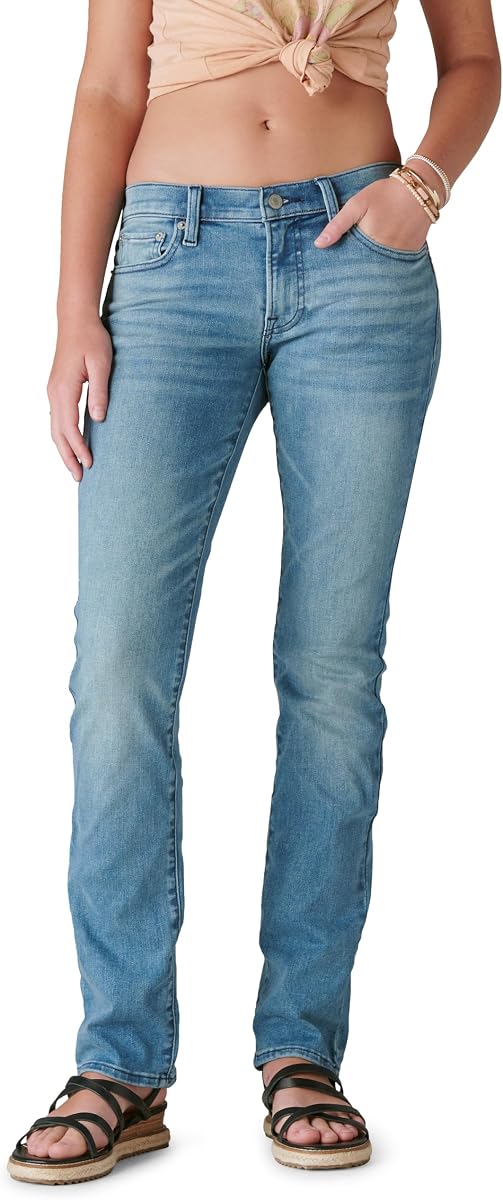 Vaqueros rectos dulces para mujer de Lucky Brand