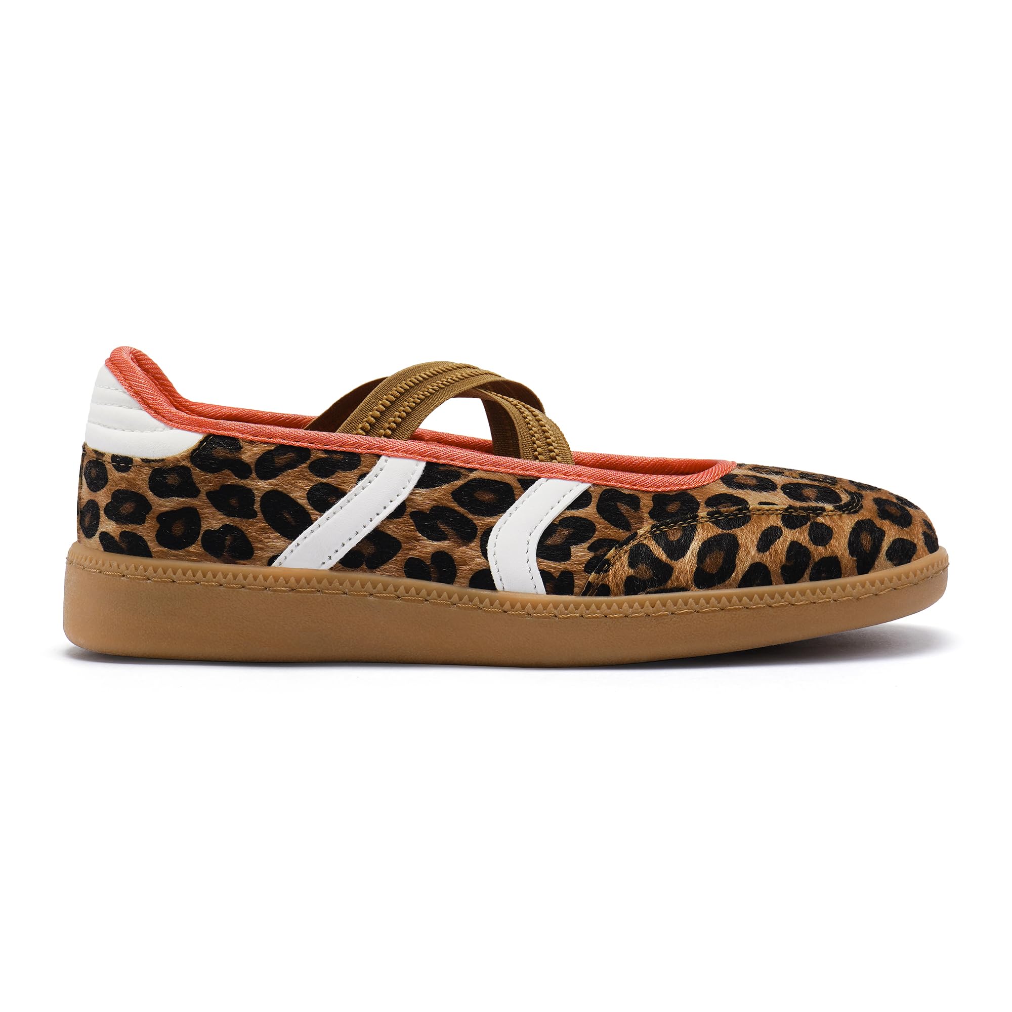 Photo 1 of Tigeridea Leopard Sneakers for Women Business Casual Tennis Shoes Cute Flat Slip on Mary Jane Shoes Women's Fashion Sneakers Size 6