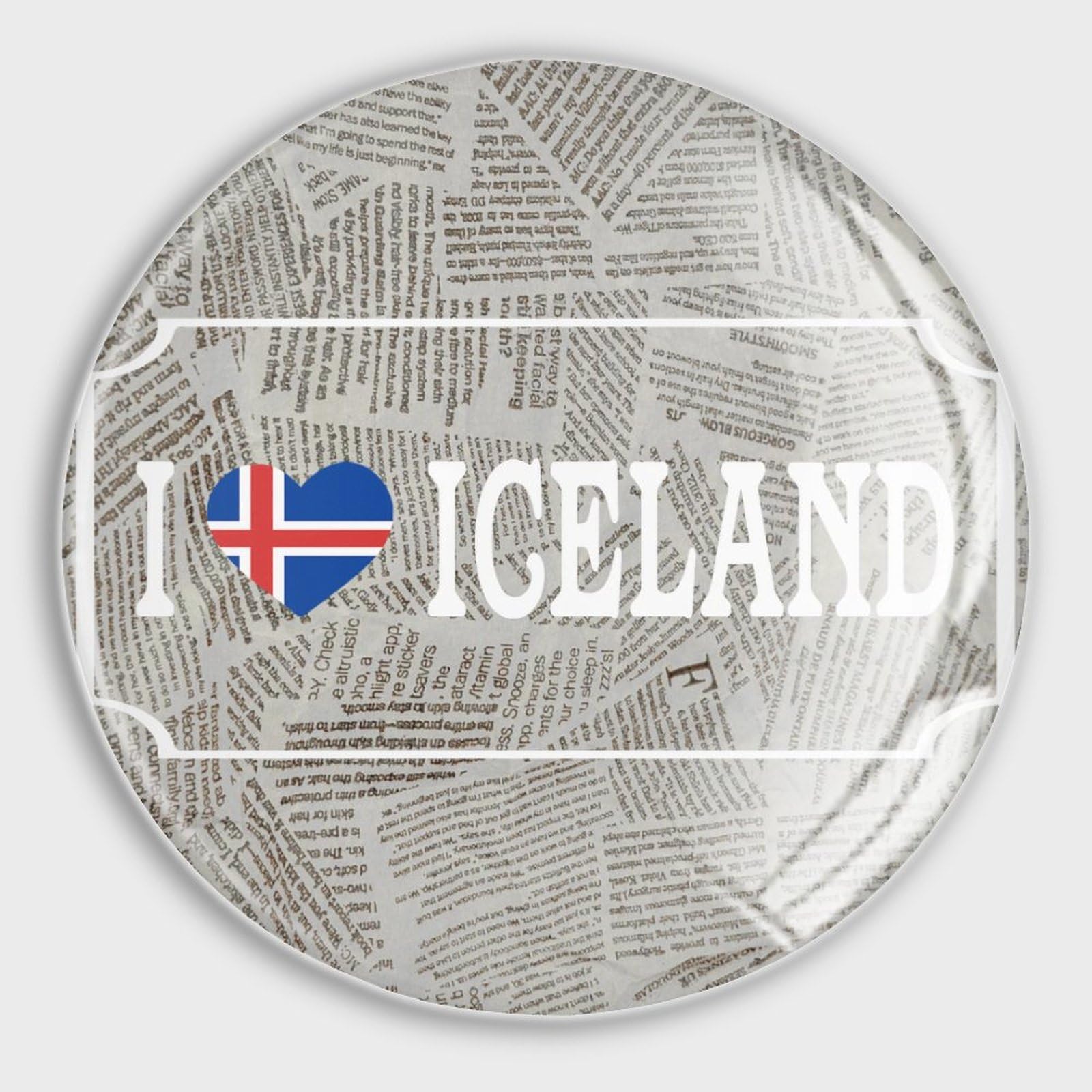 Imanes de cocina I Love Islandia para decorar la nevera con recuerdos de viaje
