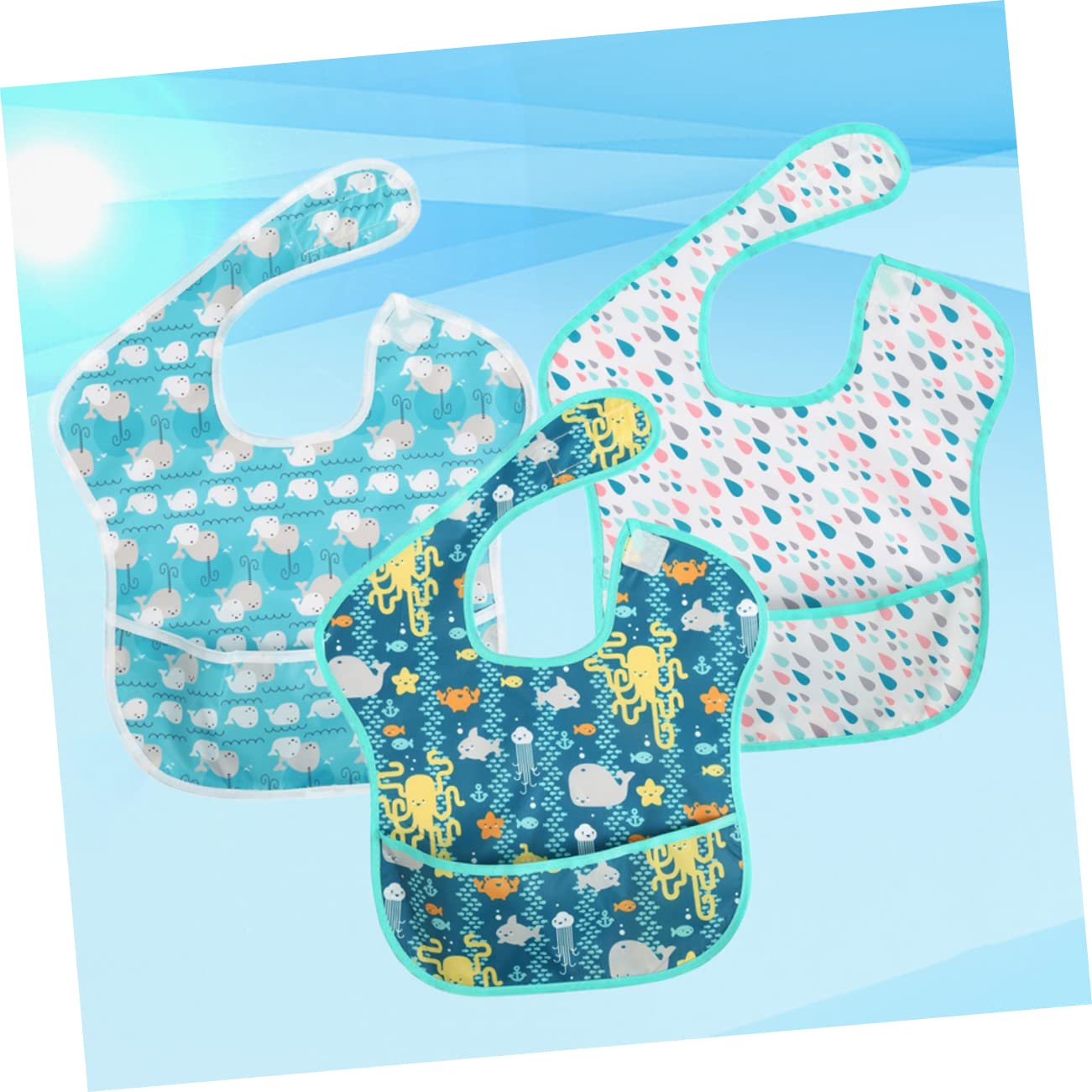 Toyvian 9 Pezzi Bavaglini Per Il Bambino Bavaglini Infantili Baby Shower Regalo Bavaglino Per Il Bambino Saliva Asciugamano Modello Di Cartone Animato Bavaglino Bavaglini Bavaglini