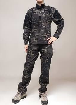 Amazon.co.jp: [arxy] レディース 迷彩服 ぶかぶかしない！ 細身 BDU