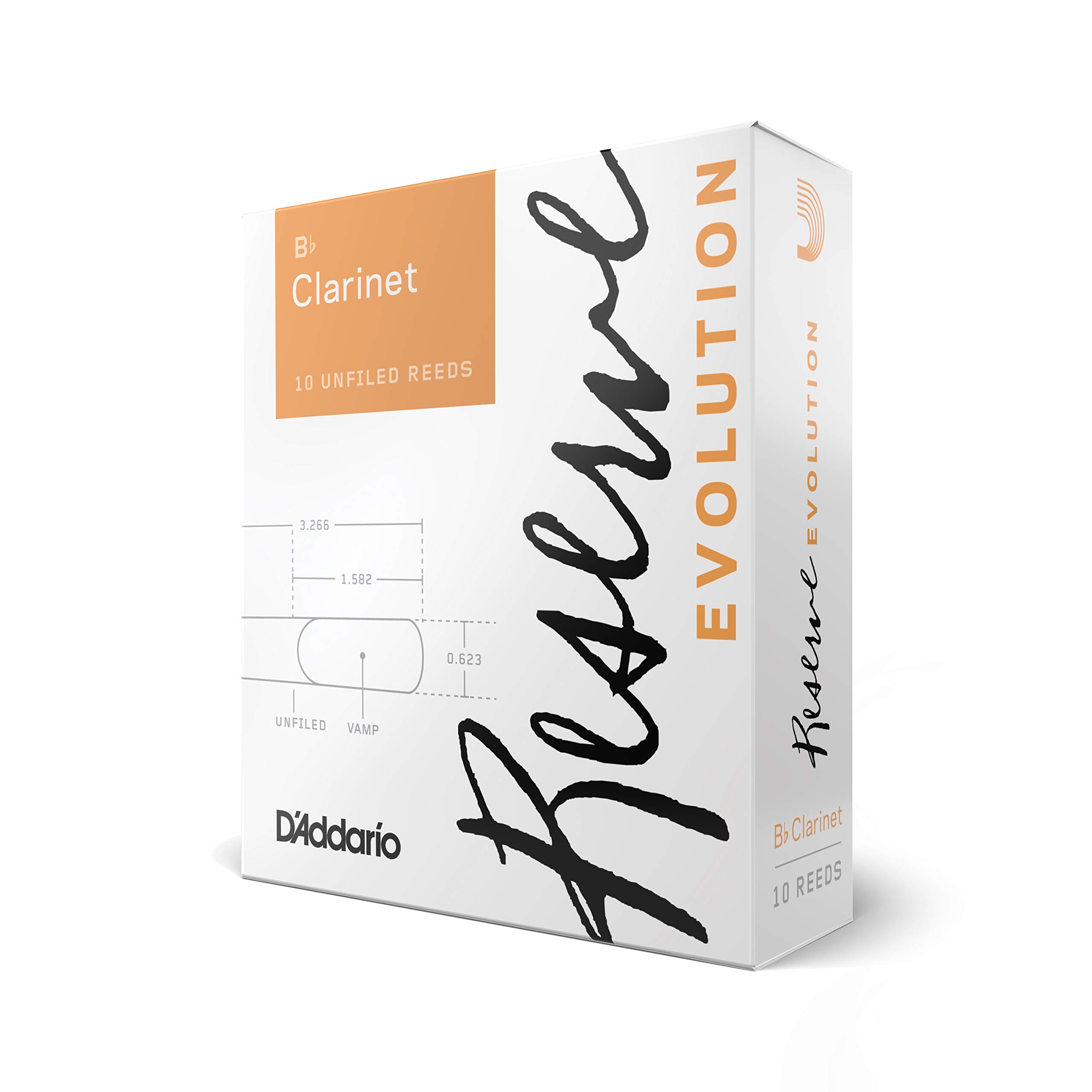 管楽器・吹奏楽器 D'Addario Reserve Evolution BbClarinet 3 Reserve Evolution Bb Clarinet Mouthpieces | Woodwinds | D