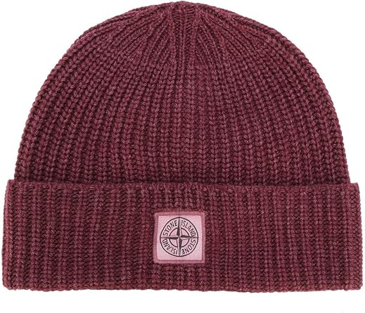Stone Island Cappello Uomo 6715N26H2V0012 Lana Bordeaux : Amazon.it:  Abbigliamento