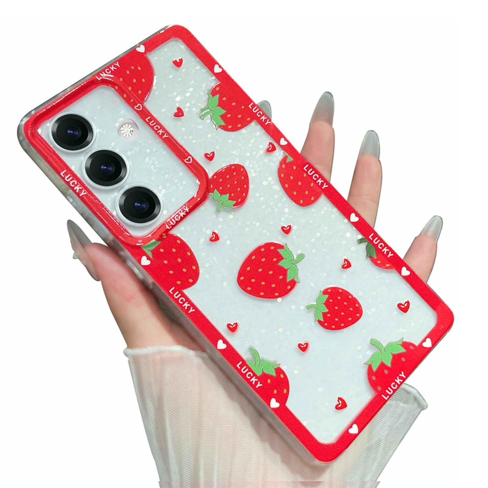 Amazon.com: Jmltech S25 Plus Case Glitter Women Girly Sparkle Clear Silicone Bling Heart Hearts Strawberry CuteShockproof Protective Phone Cases for Samsung Galaxy S25 Plus : Cell Phones & Accessories Amazon.com: Jmltech S25 Plus Case Glitter Women Girly Sparkle Clear Silicone Bling Heart Hearts Strawberry CuteShockproof Protective Phone Cases for Samsung Galaxy S25 Plus : Cell Phones & Accessories
