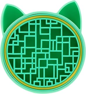 FOMIYES Brush Cleaning Mat 2 In 1 Silicone Makeup Brush Cleaning Mat Cat Shape Makeup Brush Cleaner Cosmetic Brush Scrubber Tool Green