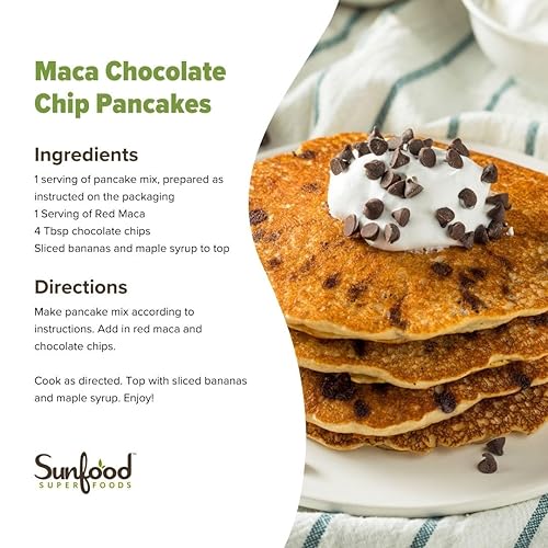 Miniatura 23 de Sunfood - Maca orgánica Extreme - Polvo de raíz de maca, polvo de maca orgánica, suplemento de maca para hombres y mujeres con adaptógenos, peruano
