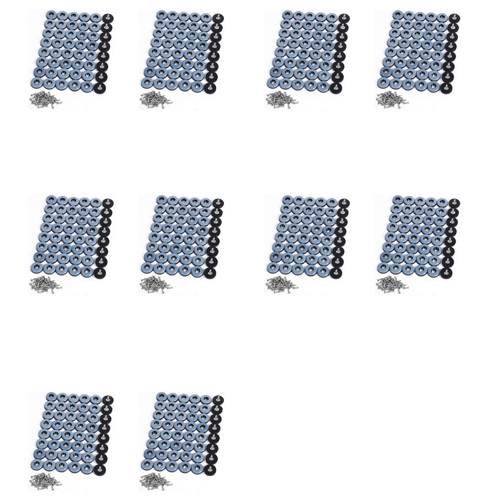 Easy Moving Slider Lot de 480 patins pour meubles avec protection de sol vissé pour en bois carrelés (25 mm ronds)