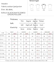 Vista 4 de GURUNVANI Sudadera con capucha de color de contraste para hombre Sudaderas con capucha de patchwork