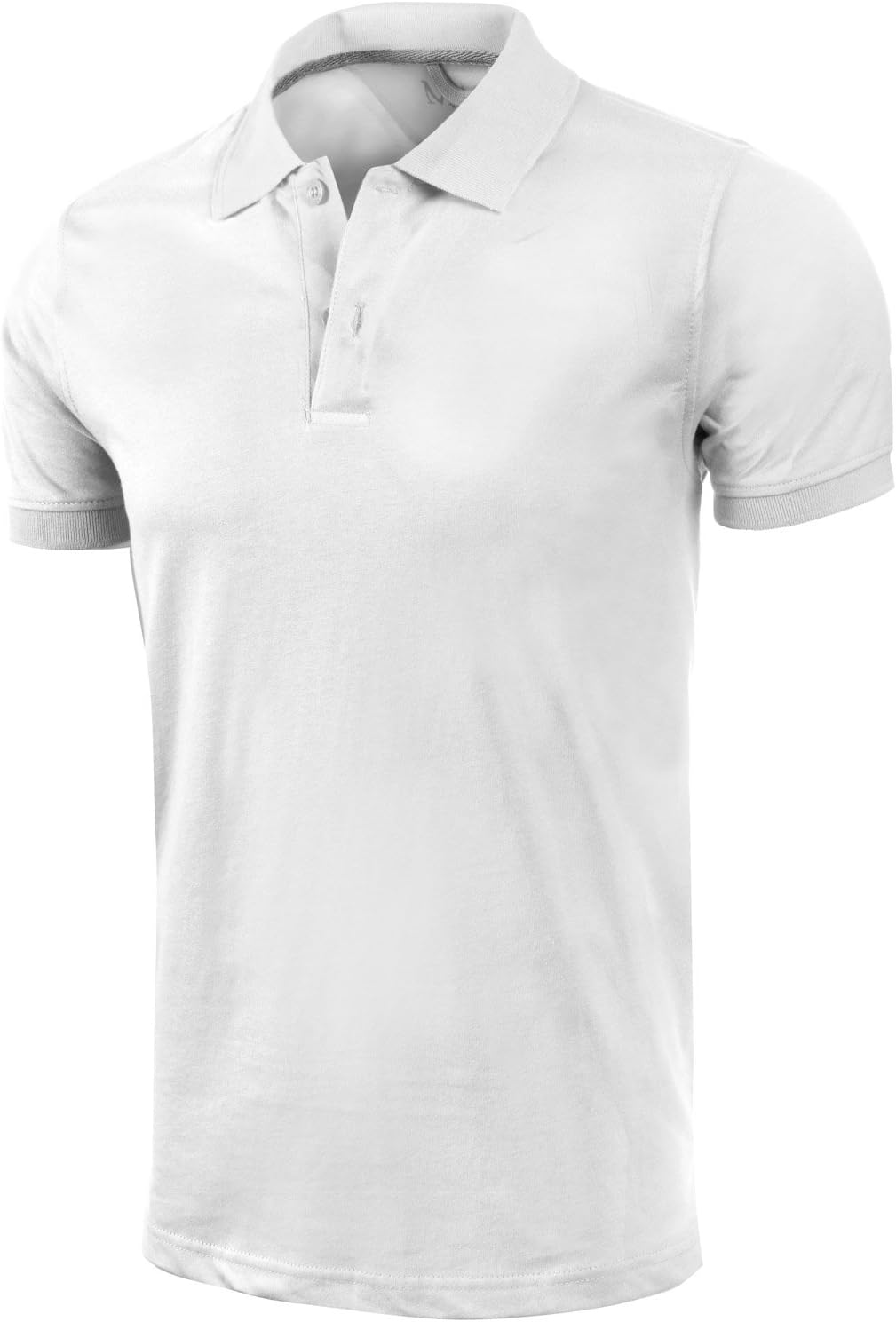 Marq 75 Slim Fit Jersey Polo Shirt - White, X-Large