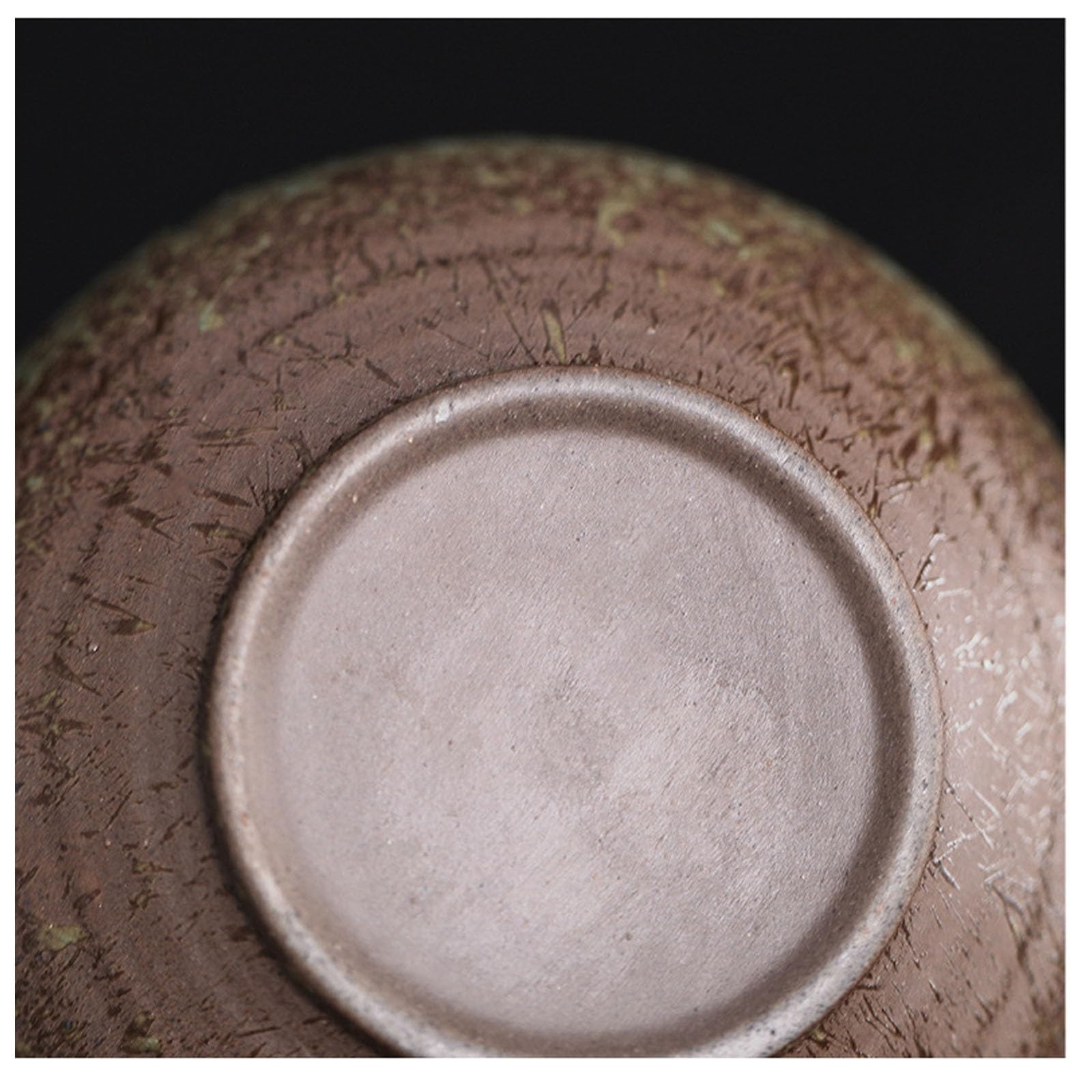 Théière japonaise en céramique, service à thé Kung Fu en céramique avec poignée latérale, théière traditionnelle en porcelaine faite à la main, grande théière for thé en vrac, infuseur à thé(Green)