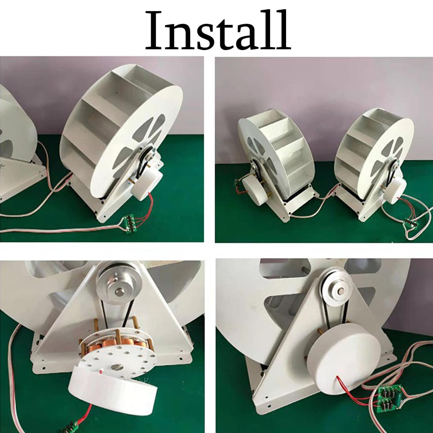 Generador de turbina hidráulica, Central hidroeléctrica de Disco de Baja Velocidad para Uso Exterior, generación de Electricidad doméstica de 50 W/100 W.