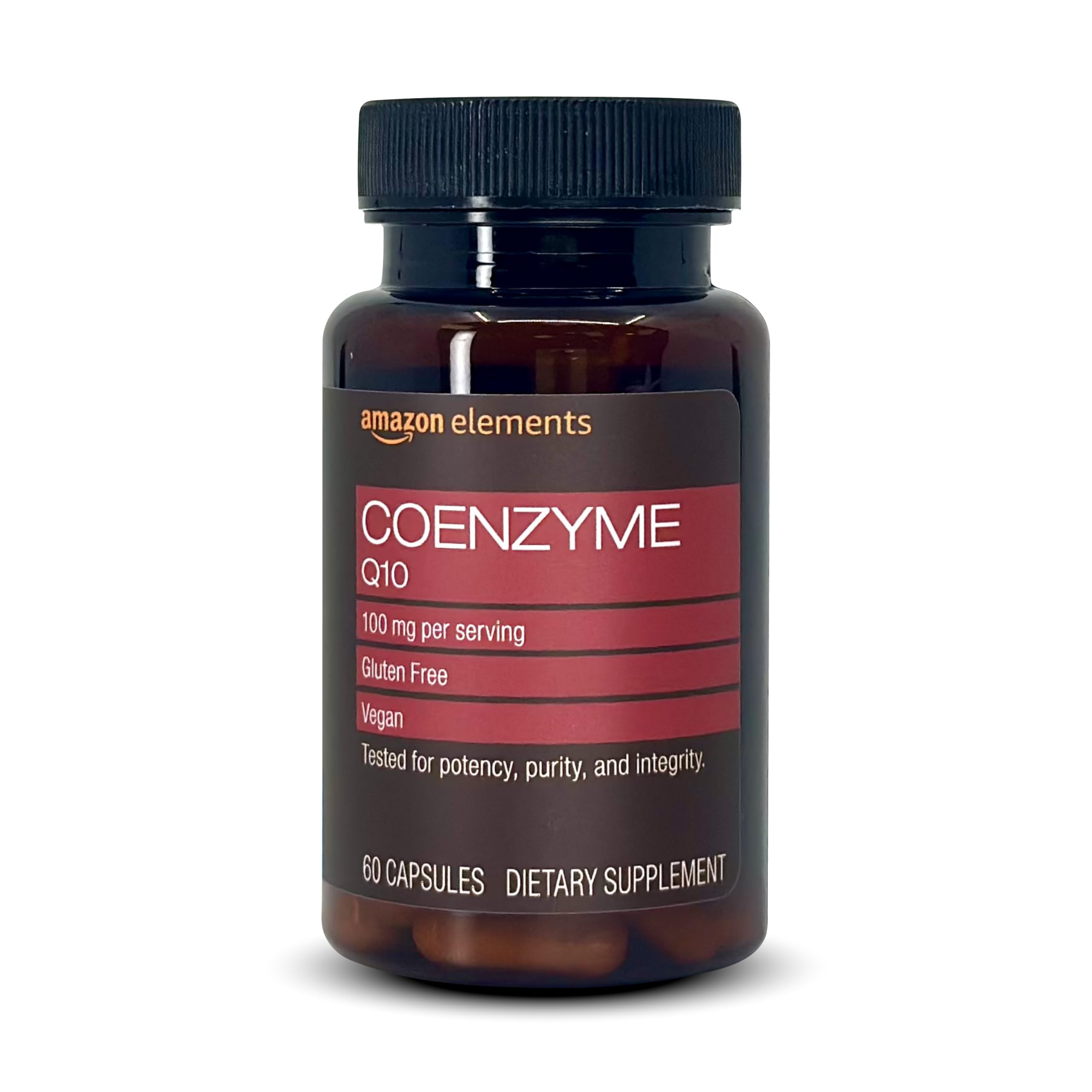 Vegan CoQ10 100 mg - Normal Energy Production, Supports Cardiovascular Health - 2 Month Supply (60 Capsules)