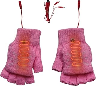 Gants Chauffants | Gants Électriques de Cyclisme à Chauffage Rapide USB,Chauffemains Temps Froid pour Hommes Femmes Snowboard Randonnée Ski Équitation Pêche Cadeau d'anniversaire
