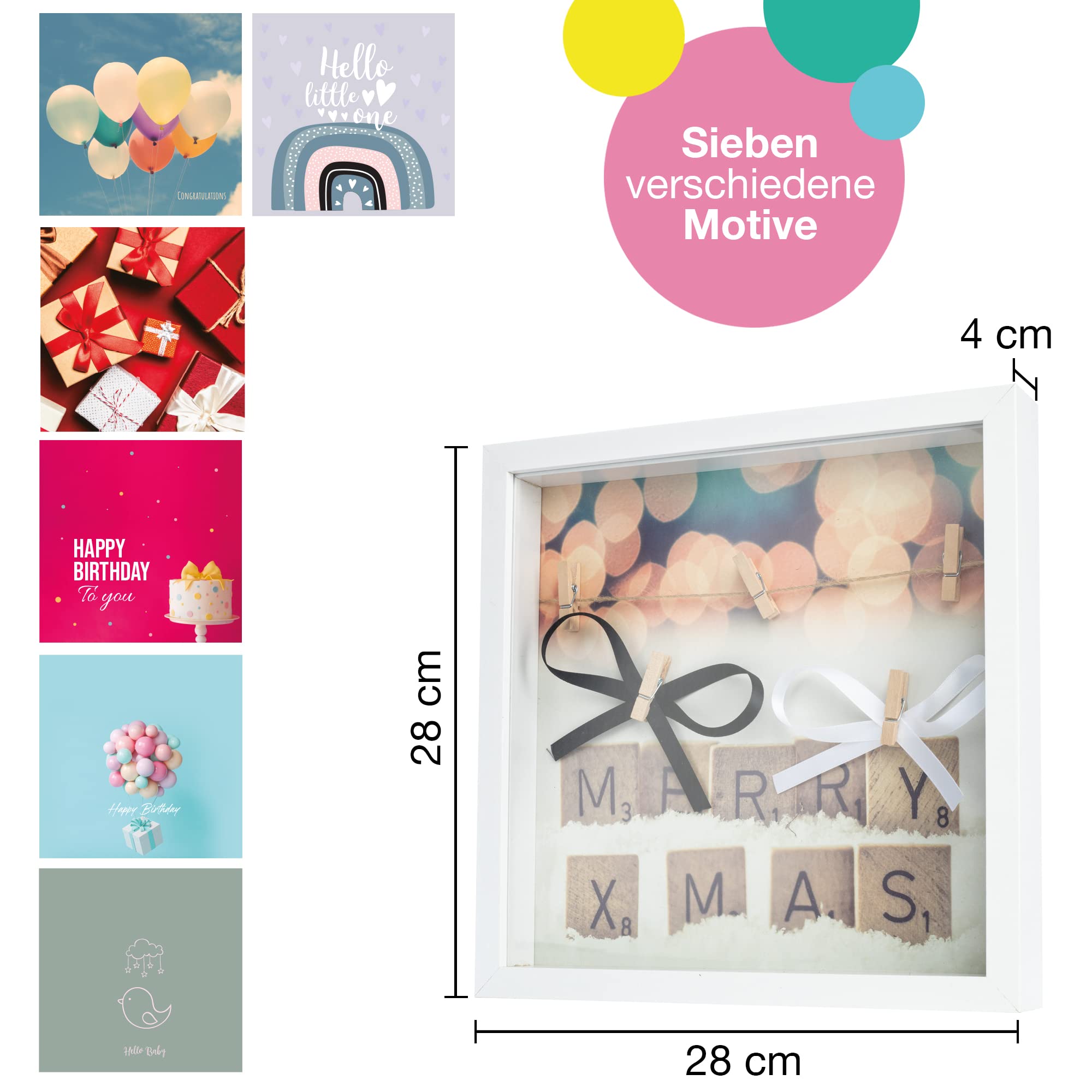 Kit Corde Photo Mural 3M Ecooe - 30 Pinces Bois, 10 Clous, Déco Pêle-Mêle DIY Maison