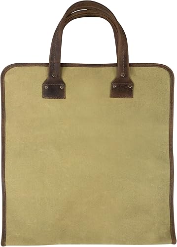 Miniatura 3 de Hide &amp; Drink, Bolsa de fuego de lona encerada impermeable hecha a mano (Bourbon Brown)