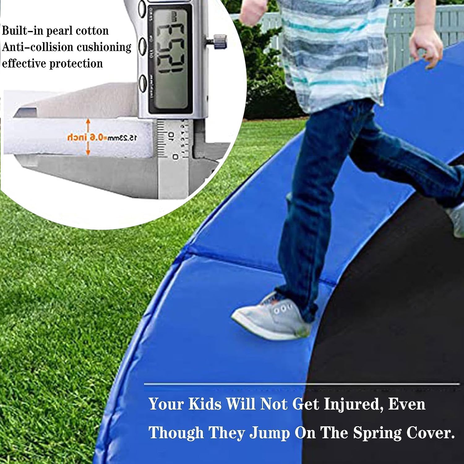 Trampoline Padding Round Trampoline Spring Covers Waterproof Surround Protectable Pad