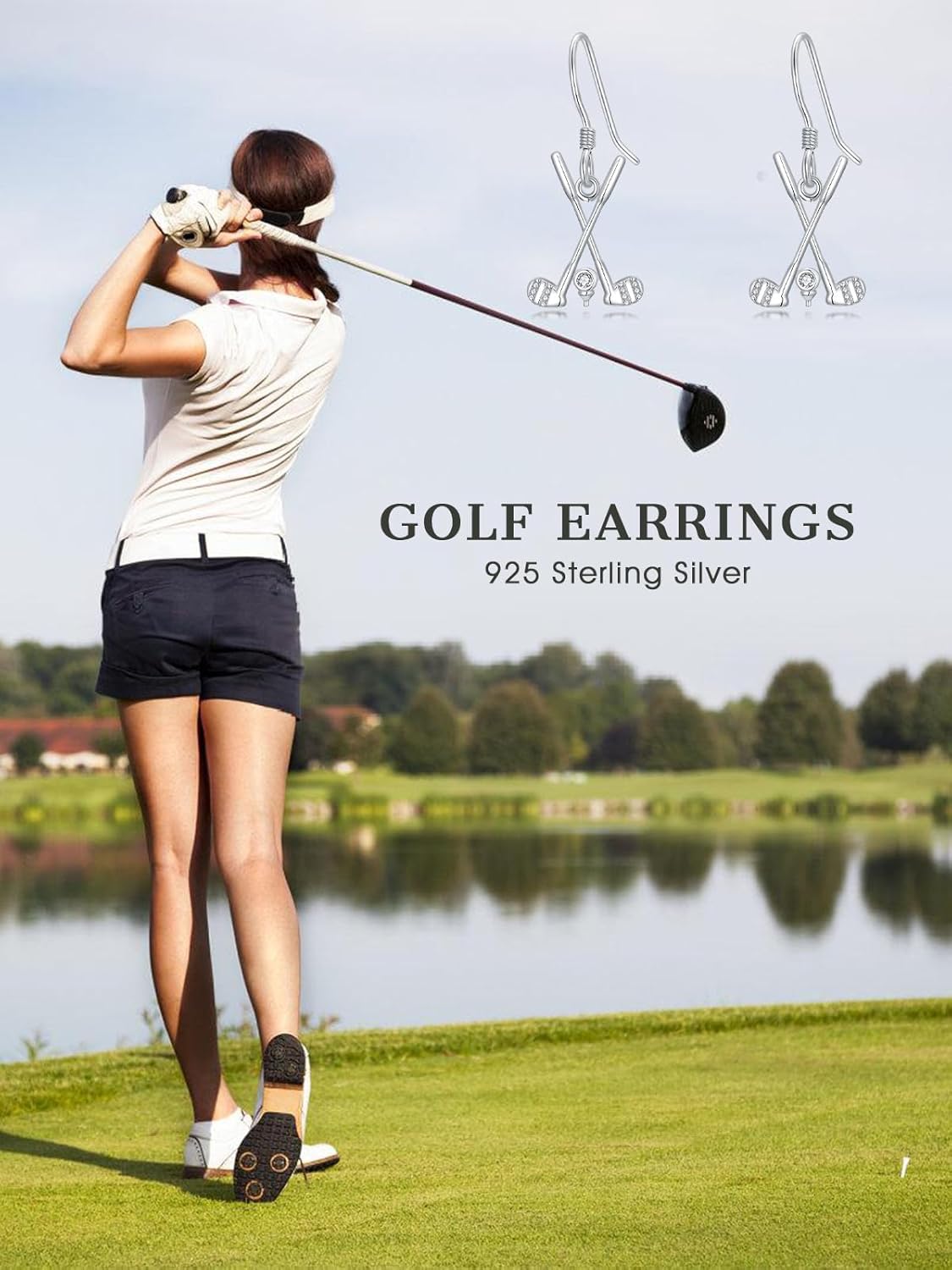 Dorunmo Claddagh/Cat/Horse/Baseball Earrings 925 Sterling Silver Animal Dangle Earrings Sport Lover Jewelry for Women Gifts - Image 6