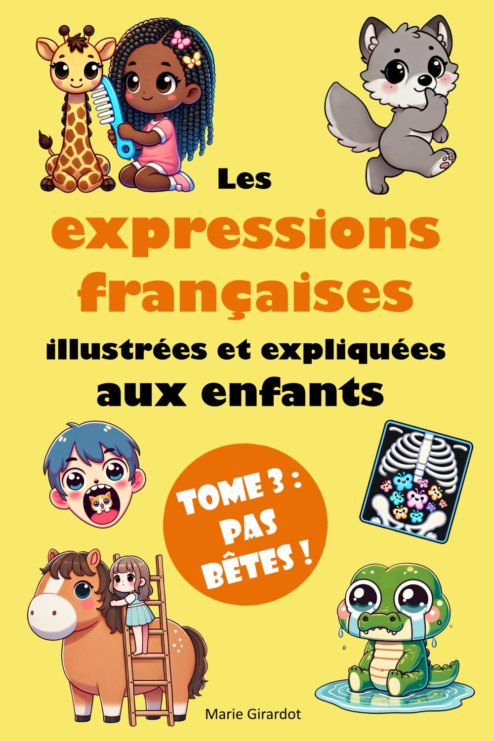 Les expressions françaises illustrées et expliquées aux enfants - Tome 3 : Pas bêtes !