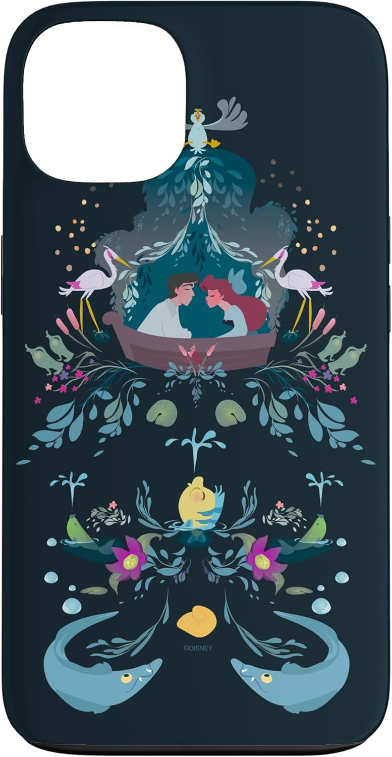 Disney The Little Mermaid Ariel Prince Eric Kiss The Girl Case for iPhone 16 Pro