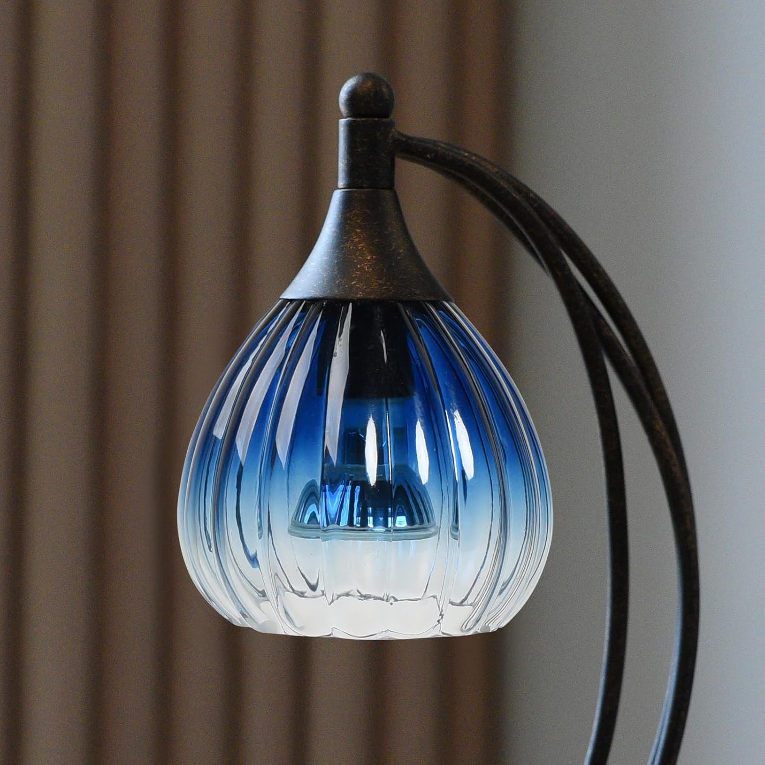 Candle Warmer Lamp with Timer Dimmer - Electric Candle Warmer Light Wax Warmer for Jar Candles - Candle Lamp Warmer Unique Gifts for Women Mom House Warming Gifts New Home Decor Sapphire Gradient
