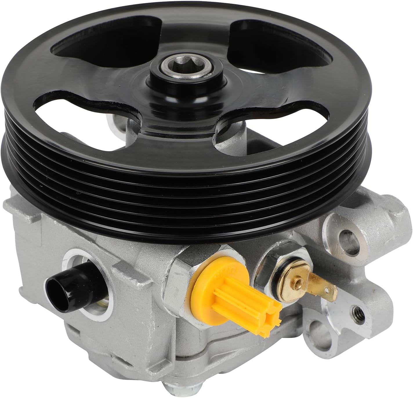 ECCPP Power Steering Pump with Pulley for Mazda CX-7 2007-2012 L4 2.3L Gas for CX-7 2010 2011 2012 L4 2.5L Gas Power Assist Pump for EG2132600