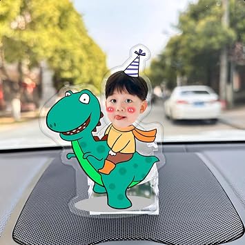 Customized,Electric Shaking Head Desktop Decoration,Custom Photo Cute Creative Shaking Head Car Dashboard Decorations