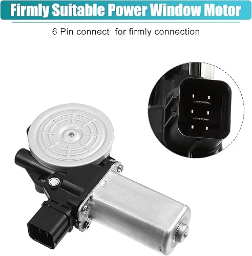 Miniatura 5 de X AUTOHAUX NO. 72250-SNA-A03 Motor de elevación del elevalunas eléctrico para Honda Civic Sedan 1.3L 1.8L 2L 2006-2011 4 puertas delantera izquierda