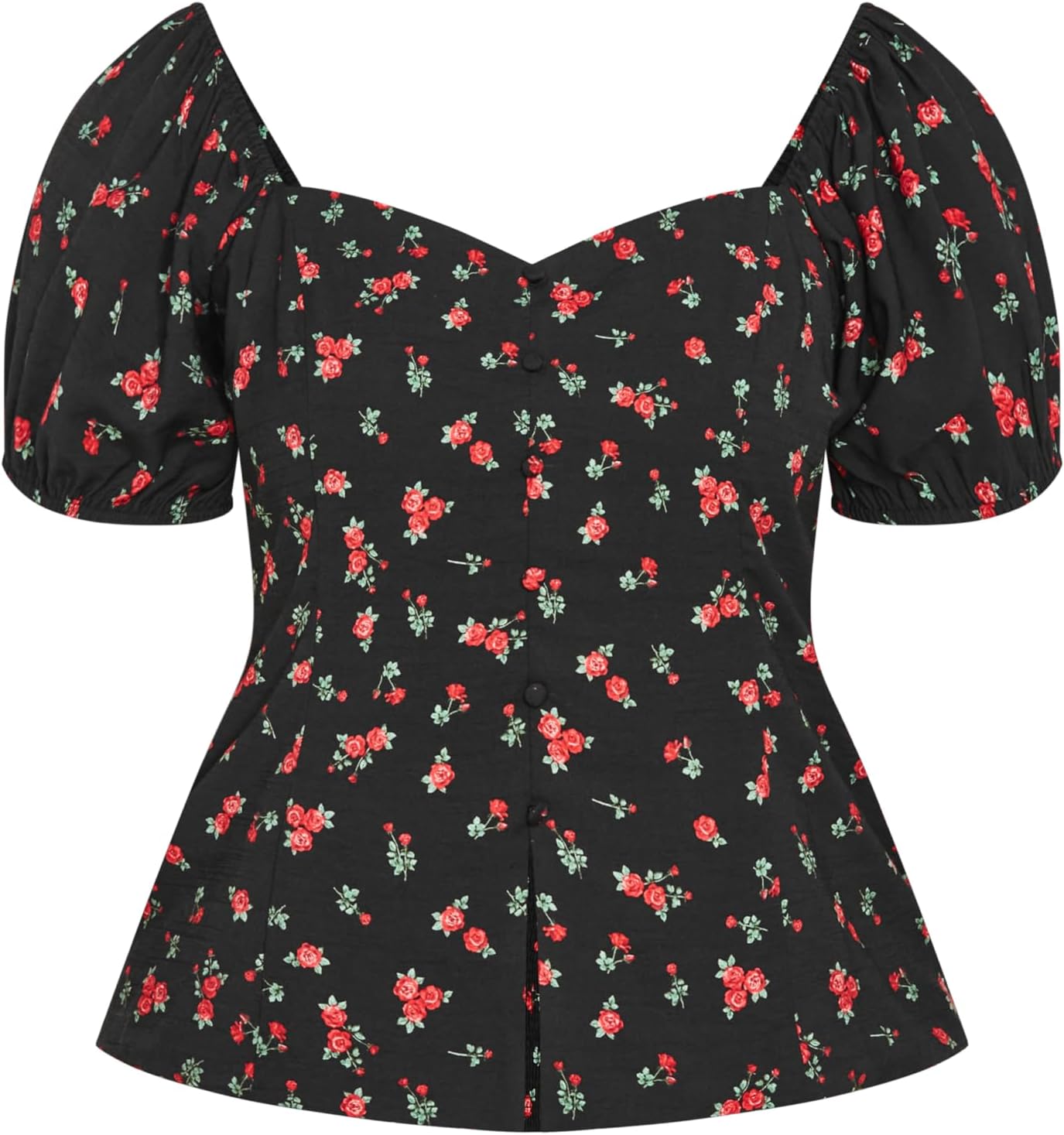 City Chic Women's Plus Size Top - Daydreamer V Neck Print - Image 4