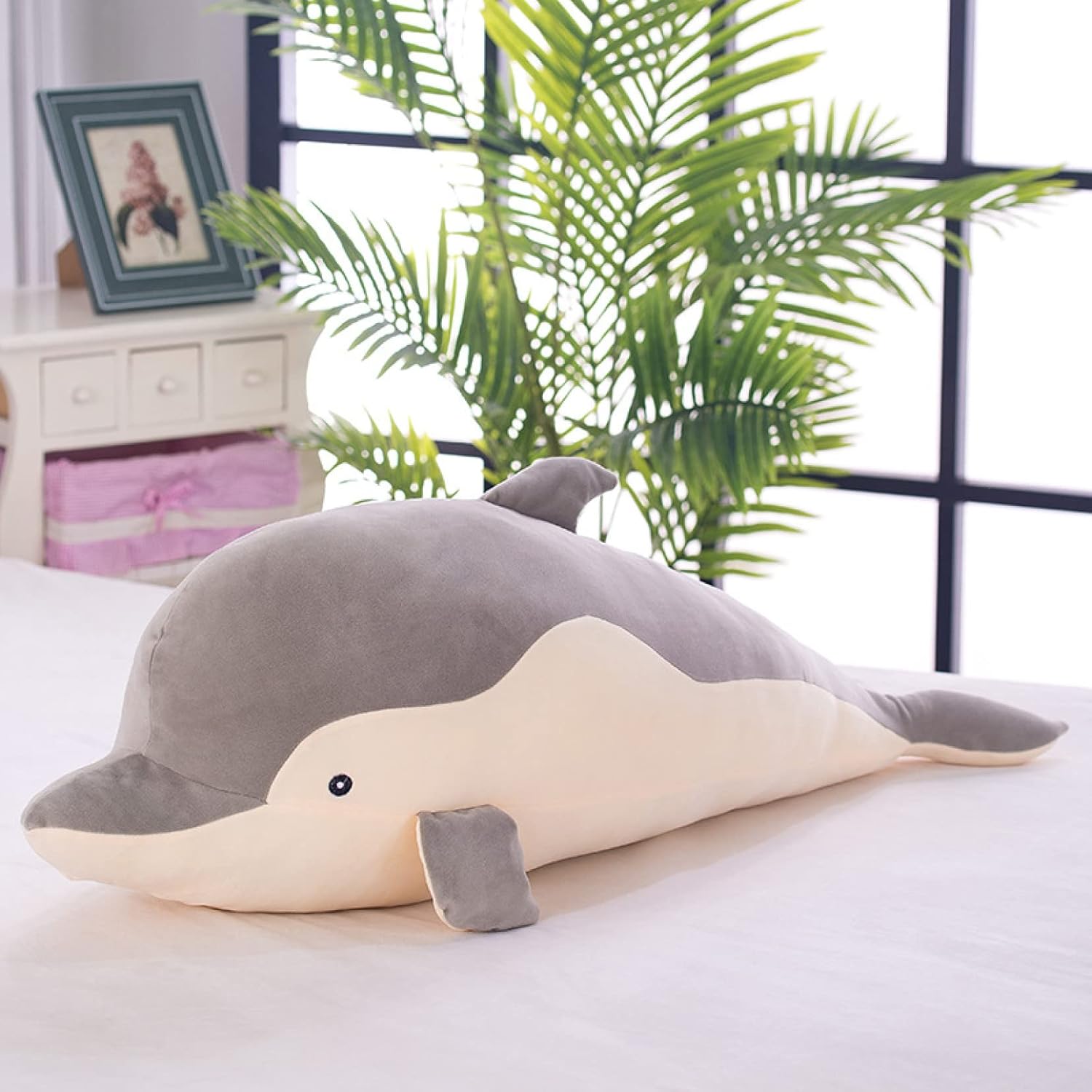 イルカ 卒業祝い マシュマロアニマル 抱きまくら 可愛い 海豚 だきまくら 多機能枕 抱き枕 豚 かわいい 癒しグッズ リラックス 海豚 グレー 快眠グッズ 動物 母の日 ひんやり 55cm 夏 ギフト ネムネム 気持ちいい グッズ 卒業祝い 抱き枕 サイズ 70cm M Noormofidi Com