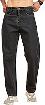 STUDIO NEXX Men's Baggy Fit Jeans | Wide Leg Denim | Non Stretchable