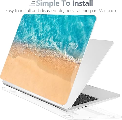 Miniatura 4 de Batianda Funda prémium para MacBook Air de 15 pulgadas 2025 M4 2024 2023 con chip M3 M2 modelo A3114 A2941, carcasa rígida de plástico diseñada y