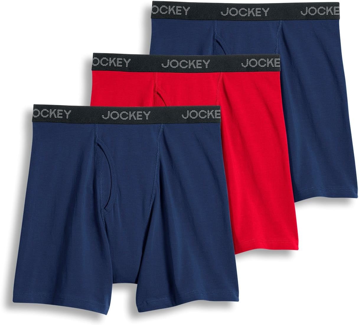 Jockey Men's Underwear Classic Stretch Midway® Brief - 3 Pack