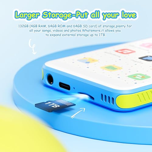 Miniatura 5 de Reproductor MP3 de 132 GB con Bluetooth 5.0 y WiFi, pantalla táctil IPS de 4.0 pulgadas reproductor de MP3 con altavoz, reproductor de música MP4