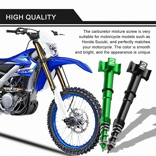 Miniatura 7 de Tornillo de mezcla de carbohidratos, tornillo de mezcla de combustible de aire para motocicleta, tornillo ajustador de carburador, ajustador