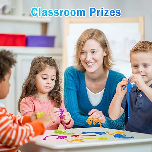 Miniatura 5 de 48 piezas de manos adhesivas a granel para niños de 4 a 8 a 12 años, juguetes elásticos para manos, para piñata, bolsas de regalo, juguetes