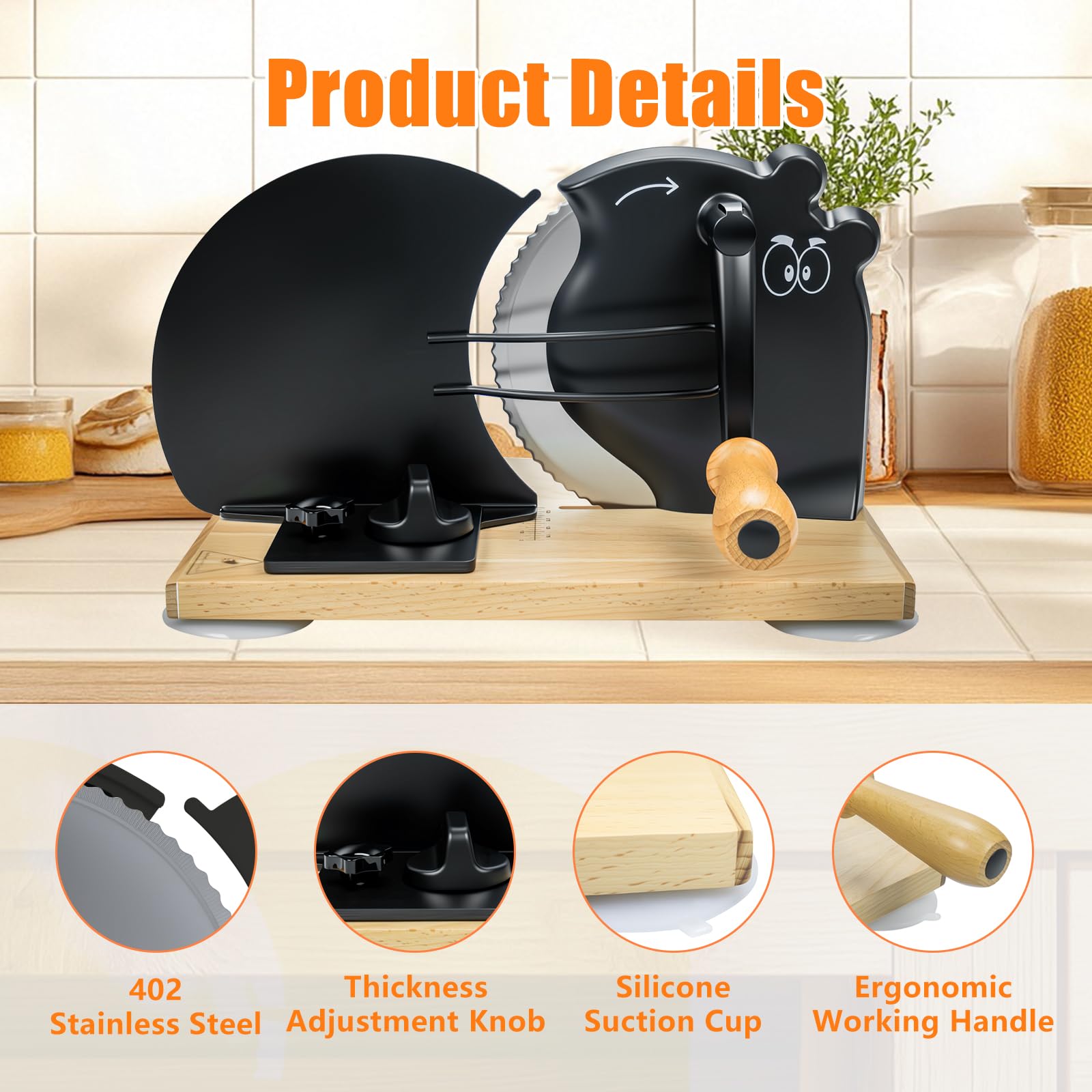 Manual Bread Slicer - Perfect Slices Every Time -2 Manual Bread Slicer - Perfect Slices Every Time -2