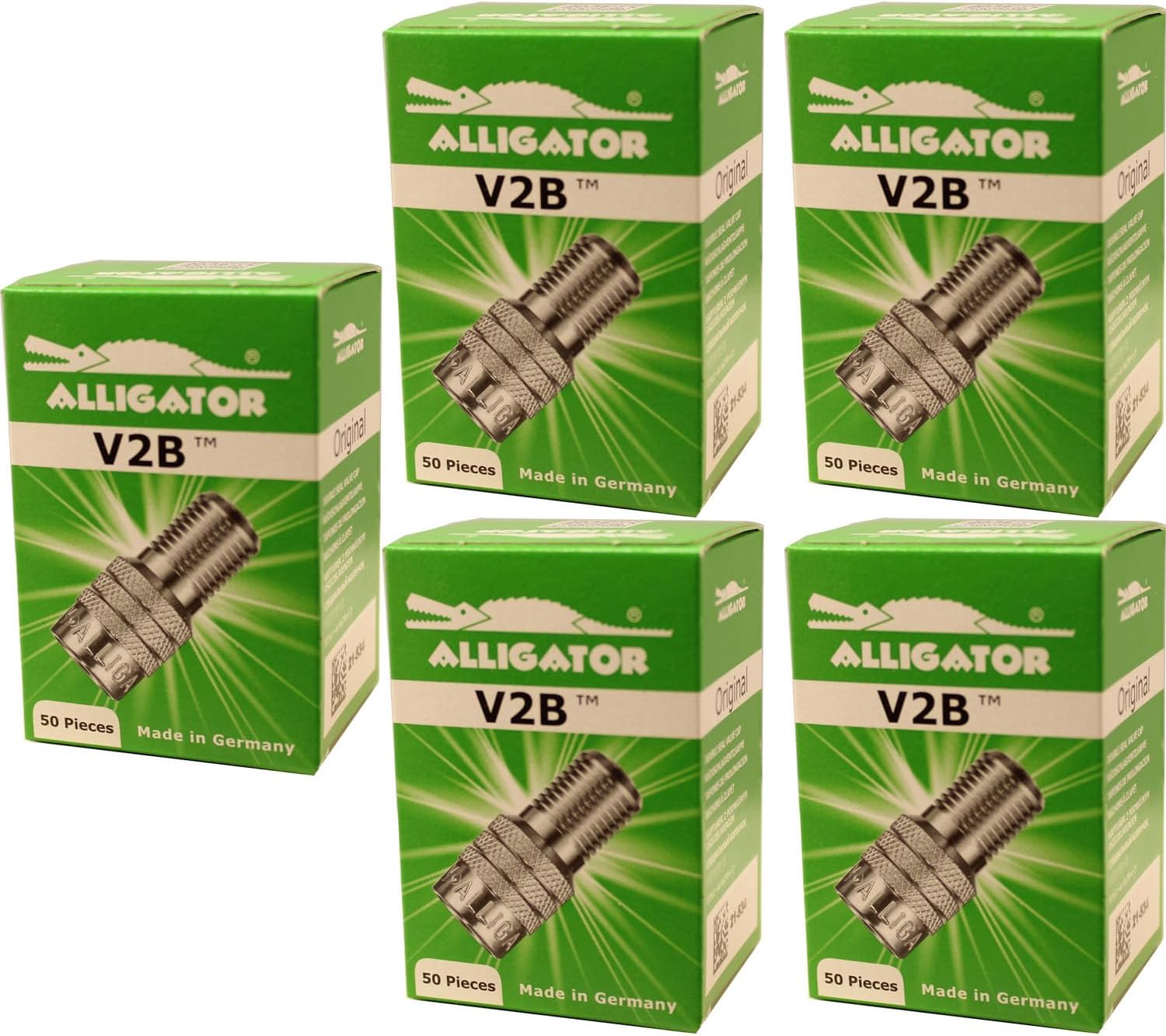 Alligator V2B 250 Pack Steel Globe Valve Cap